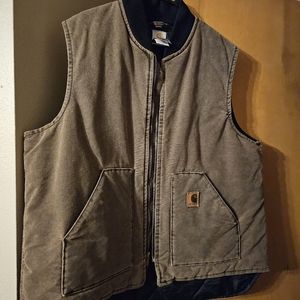 Mens 2XL tall chestnut brown vest